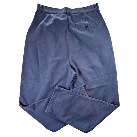 LL Bean Size 12 Regular Women's Original Fit Navy Blue Pants - Picture 2 of 10